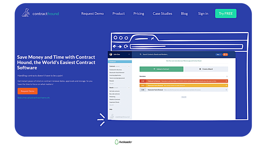 Top 15 cloud-based contract management systems — Avokaado Blog